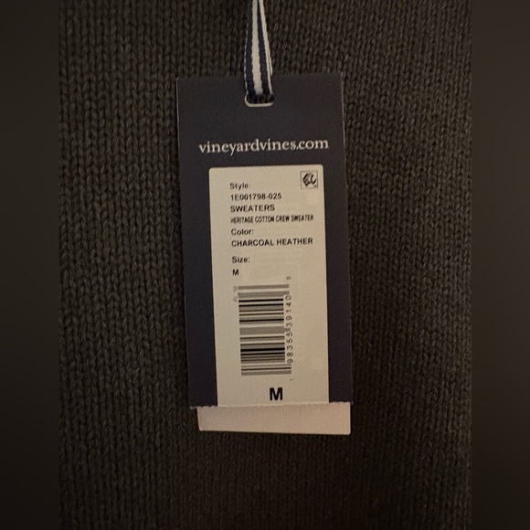 Vineyard Vines Charcoal Heather Sweater - Picture 2 of 4